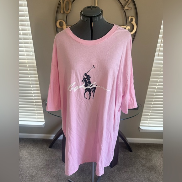 Ralph Lauren Polo Men's Classic Fit Crew Neck T-Shirt Pink‎ Size 3XLT NWT - Picture 1 of 4